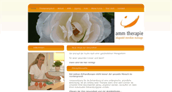 Desktop Screenshot of amm-therapie.de