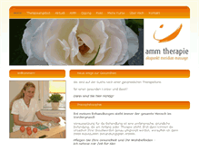 Tablet Screenshot of amm-therapie.de